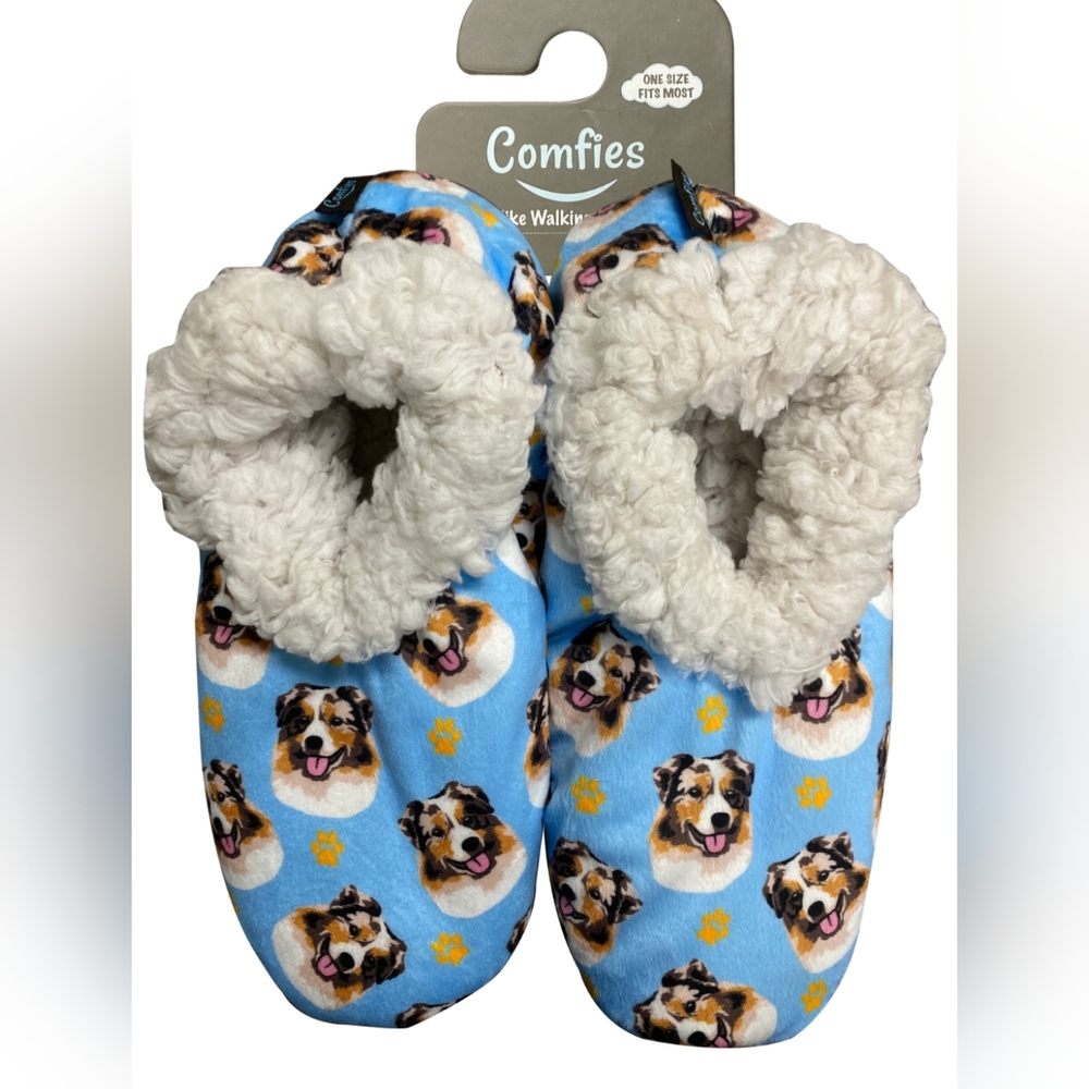 Australian Shepherd slippers